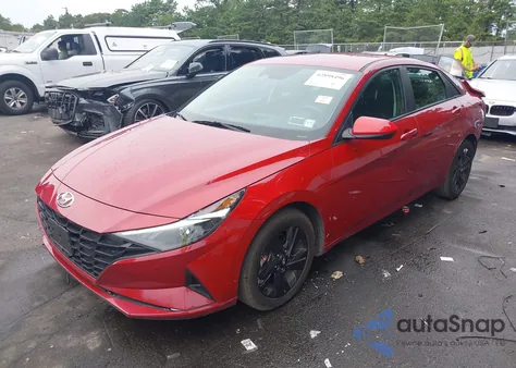 2021 Hyundai Elantra Sel из США, поврежденный, VIN KMHLM4AG2MU072428